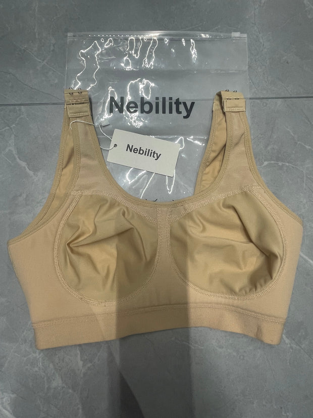 Nebility Support Corselette with Front Zip for Women