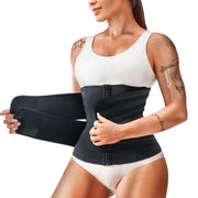Neoprene Waist Trainer with 2 Brands Prevent Roll Up & Down