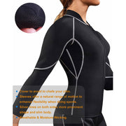 Women Hot Sweat Weight Loss Shirt Neoprene Body Shaper Sauna Jacket Suit