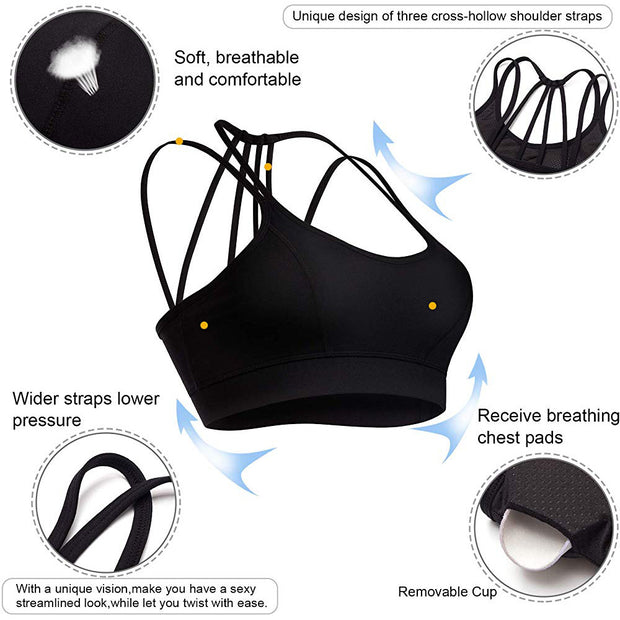 Women's Breathable Bralette Sports Bra