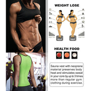 Women Neoprene Sauna Sweat Vest for Weight Loss Gym Workout Body Shaper