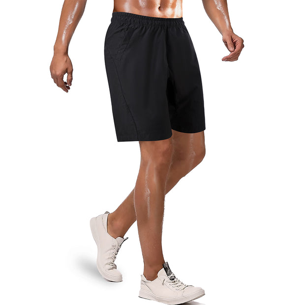 Junlan Men Weight Loss Workout Sauna Sweat Shorts
